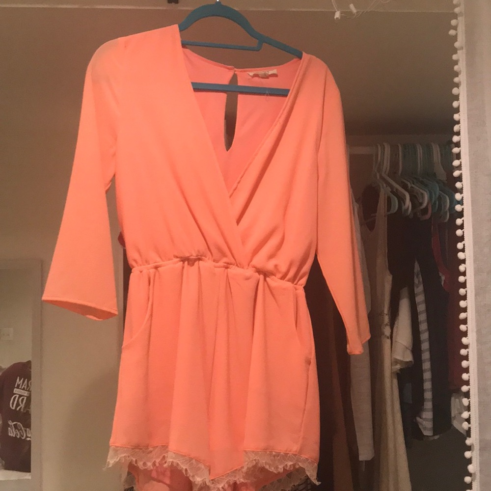 Long sleeve, long cut romper